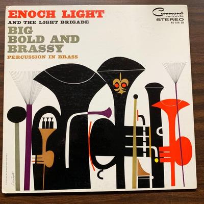 Enoch Light And The Light Brigade ‎– Big Bold And Brassy Percussion In Brass – Album