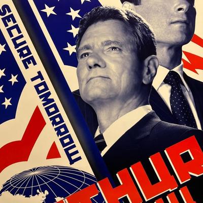 Rare The Manchurian Candidate set prop poster