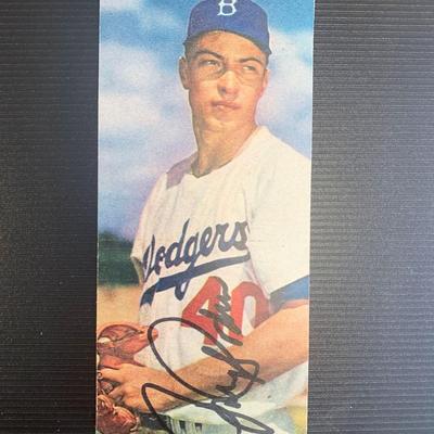Los Angeles Dodgers John Podres Signed Photo