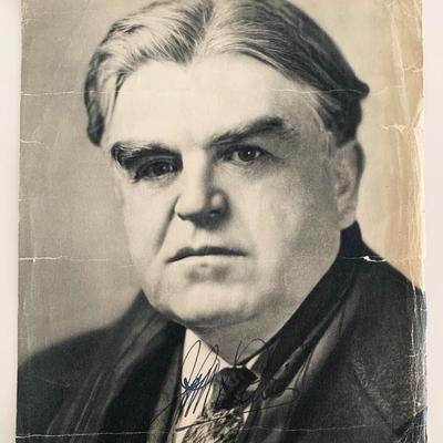 John L Lewis signed photo