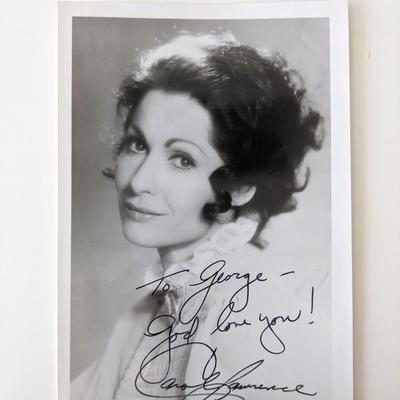 Carol Lawrence signed photo