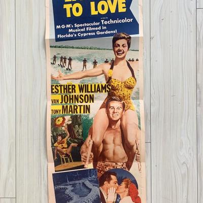 Easy to Love original 1953 vintage movie poster