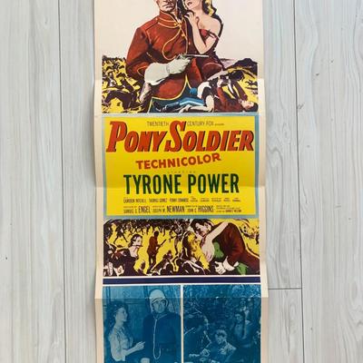 Pony Soldier original 1952 vintage movie poster