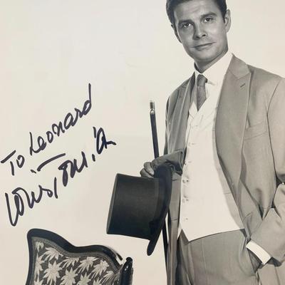 Louis Jourdan signed photo