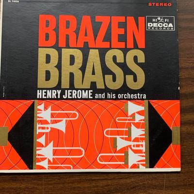 Henry Jerome And His Orchestra ‎– Brazen Brass – Album