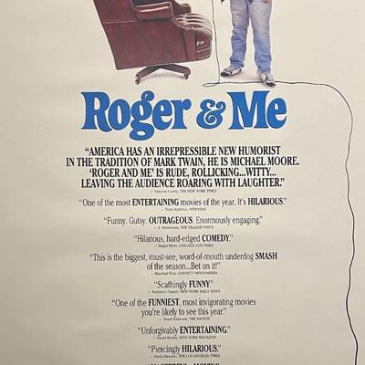 Roger & Me 1989 original movie poster