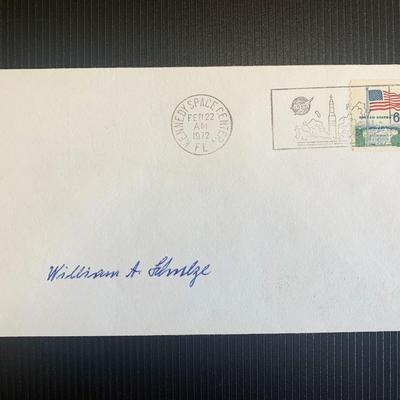 William August Schulze signed first day cover