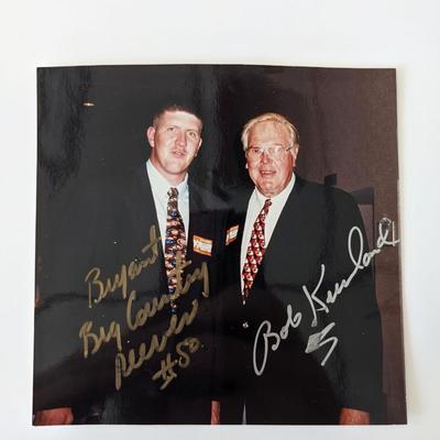Bryant Reeves and Bob Kurland signed photo