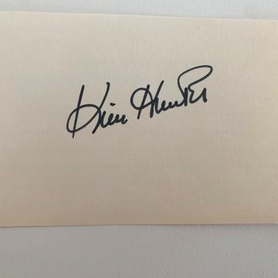 A Streetcar Named Desire Kim Hunter signature cut