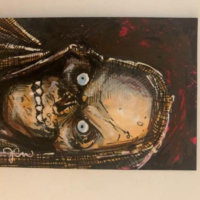 JD Correa hand drawn and signed sketch art