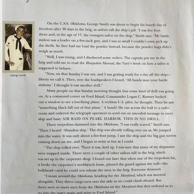 WWII George Smith Signed Magazine Page