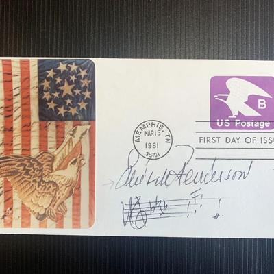 Lyle Russell Cedric Henderson signed first day cover