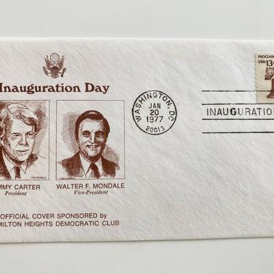 Jimmy Carter Inauguration Day Cover