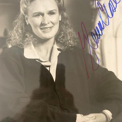 Glenn Close signed photo
