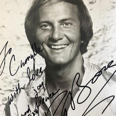 Singer Pat Boone signed photo
