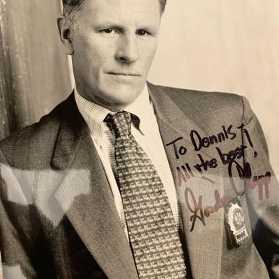 NYPD Blue Gordon Clapp signed photo