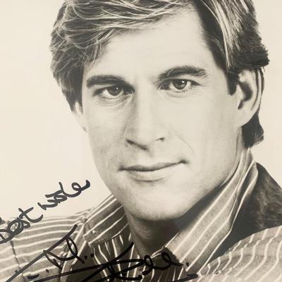 Simon MacCorkindale signed photo