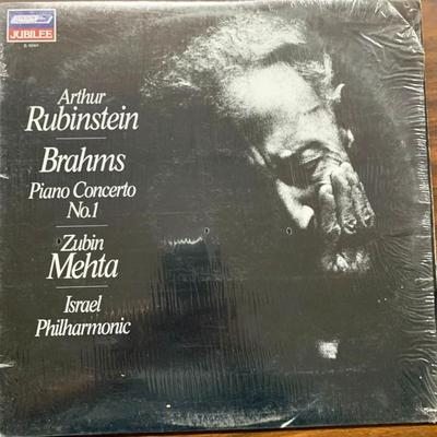 Piano Concerto No.1 Brahms, Rubinstein – Mehta, Israel Philharmonic Album
