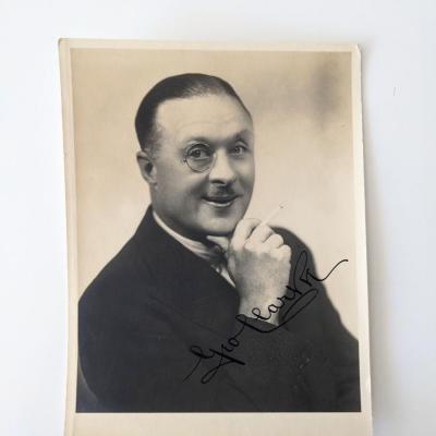 George Clark signed photo