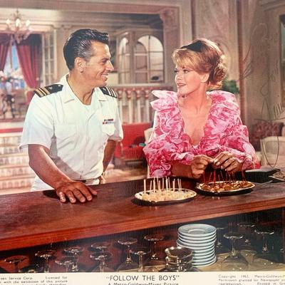 Follow the Boys Janis Paige signed movie photo