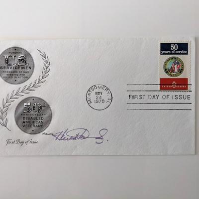 1970 Signed First Day Cover -  US Servicemen - Montgomery, AL