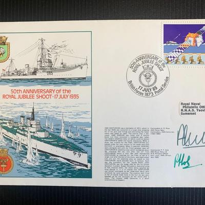A Rose and P Cole signed first day cover