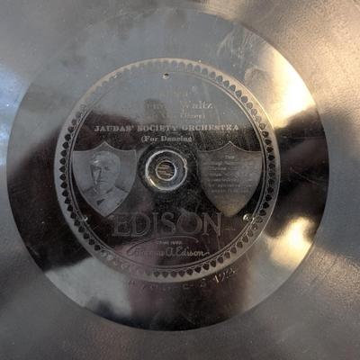 Jaudas' Society Orchestra "Mighty Lak - A Rose Waltz" / "Waters Of Venice Waltz" Edison Diamond Disc Record