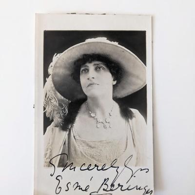 Esme Beringer signed photo