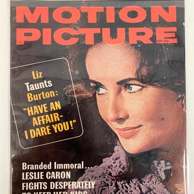 Motion Picture Magazine May 1965 Liz Taylor Cover