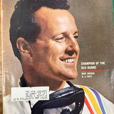 Sports Illustrated Magazine 1964 A. J. Foyt Issue