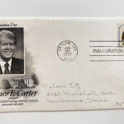 Jimmy Carter Inauguration Day Cover