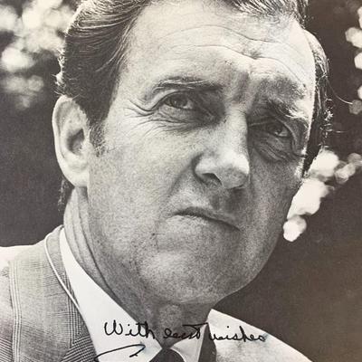 Secretary of State Edmund Muskie signed photo