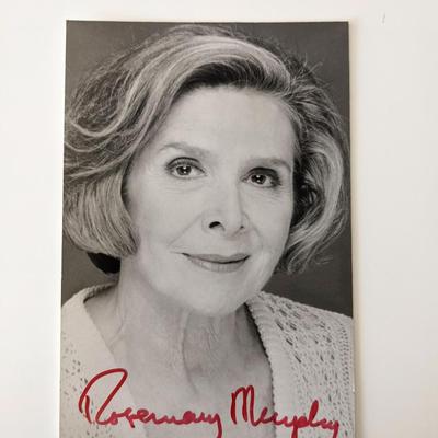 Rosemary Murphy signed photo