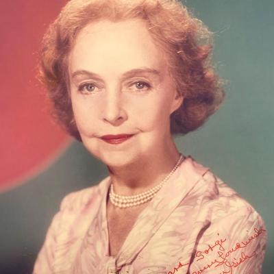 Lillian Gish signed photo