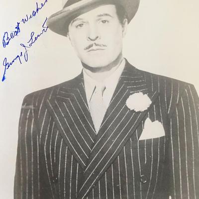 Zorro George J. Lewis signed photo