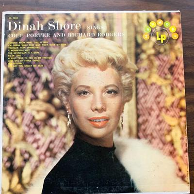 Dinah Shore ‎Sings Cole Porter And Richard Rodgers Album