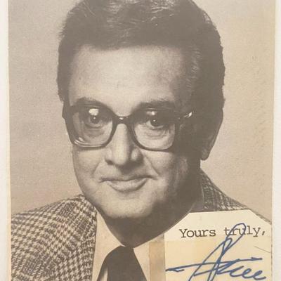 Steve Allen signed photo