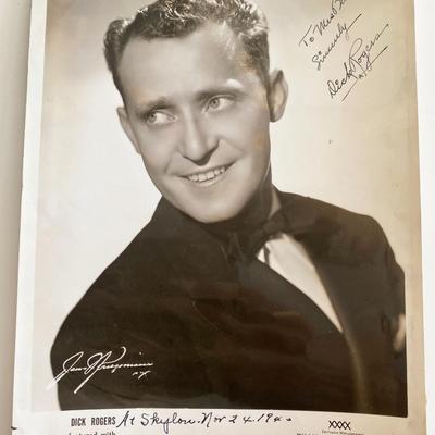 Dick Rogers signed photo