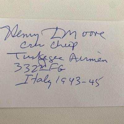 An American Werewolf in Paris Henry L. Moore original signature