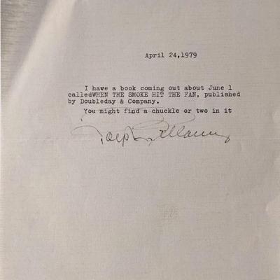 Percy Cullum signed first day cover