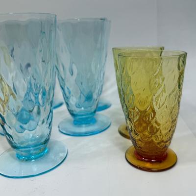 Mixed Vintage Colored Glass various sizes & styles some glow in the dark