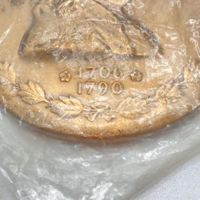 LOT 28: The Gift of Franklin Silver Medal / Coin, Benjamin Franklin Bronze Medal / Token and 200th Anniversary of The Saturday Evening...