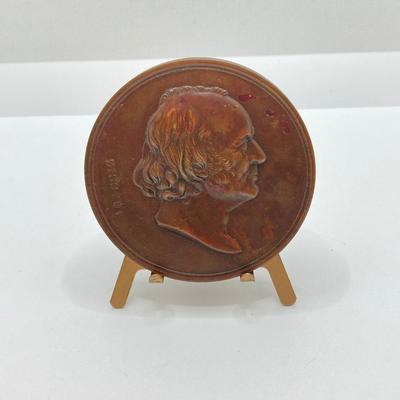 LOT 29: Collection of Metals / Tokens - Louis Agassiz, Joshua Reynolds (Art Union of London) and Henry Mitchell Medalist Studio Building...