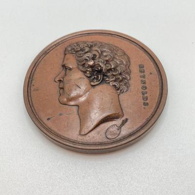 LOT 29: Collection of Metals / Tokens - Louis Agassiz, Joshua Reynolds (Art Union of London) and Henry Mitchell Medalist Studio Building...