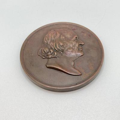 LOT 29: Collection of Metals / Tokens - Louis Agassiz, Joshua Reynolds (Art Union of London) and Henry Mitchell Medalist Studio Building...