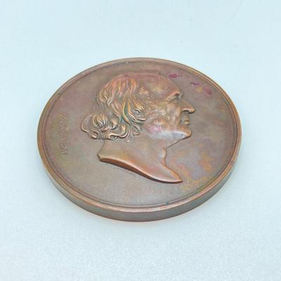 LOT 29: Collection of Metals / Tokens - Louis Agassiz, Joshua Reynolds (Art Union of London) and Henry Mitchell Medalist Studio Building...