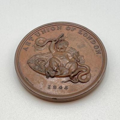 LOT 29: Collection of Metals / Tokens - Louis Agassiz, Joshua Reynolds (Art Union of London) and Henry Mitchell Medalist Studio Building...