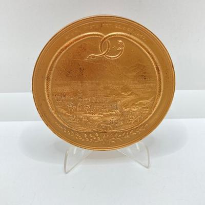 LOT 30: Collection of Bronze / Metal Collectible Tokens / Medals - Zachary Taylor (CC Wright), Abraham Lincoln, Washington Irving,...