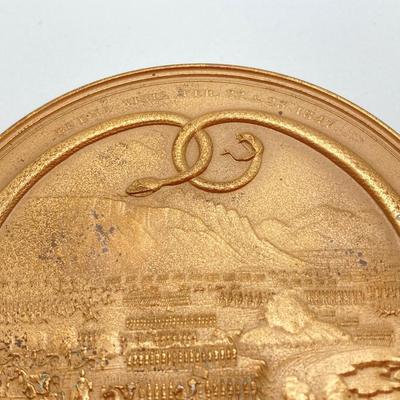 LOT 30: Collection of Bronze / Metal Collectible Tokens / Medals - Zachary Taylor (CC Wright), Abraham Lincoln, Washington Irving,...