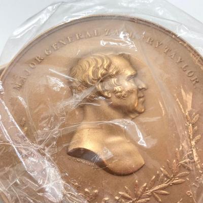 LOT 31: Abraham Lincoln Emancipation Proclamation Medal / Token, with Two CC Wright Collectible Medals / Tokens - (Winfield Scott and...